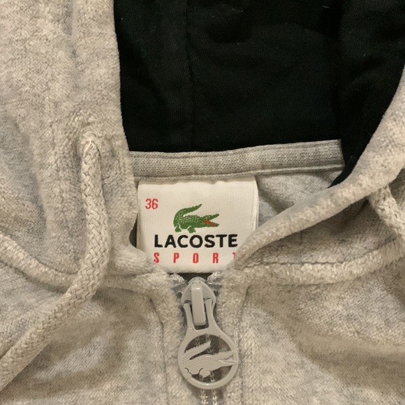 Lacoste Fleece Zip-up Hoodie - Picture 2 of 3